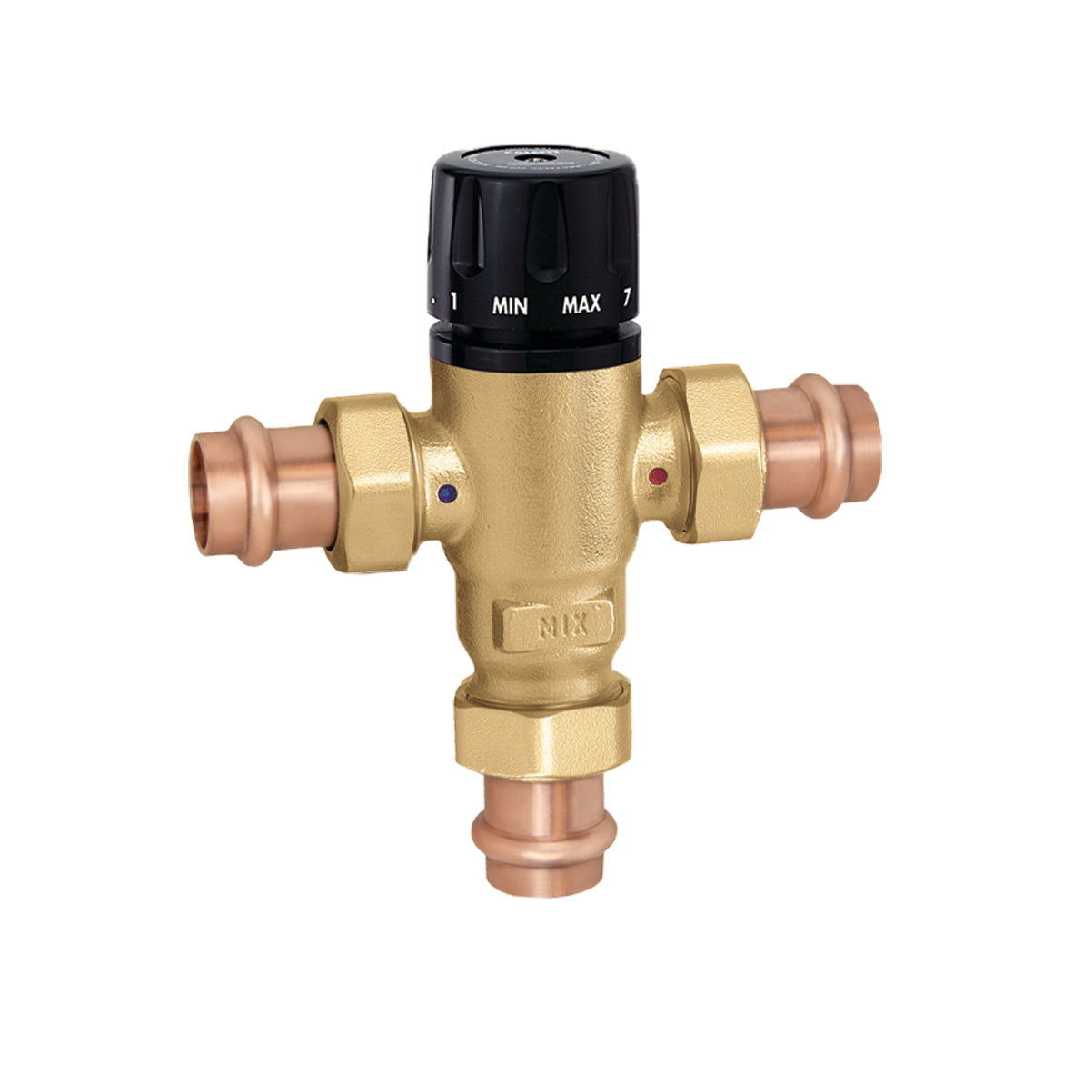 521406AC Caleffi 521 MixCal Press Union 1/2" With Check Valves