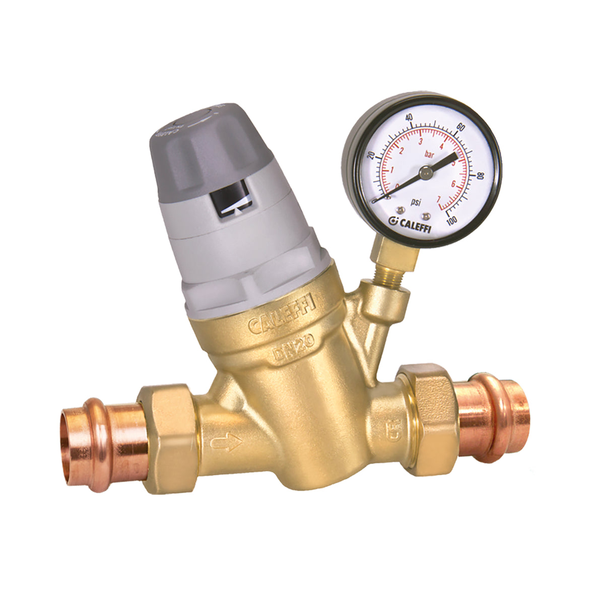 535051A Caleffi 5350 Autofill Valve 3/4" NPT Male Union.
