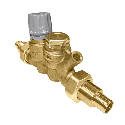 116140AC 007 Caleffi 1/2" PEX Crimp Unions, ThermoSetter. 1161