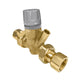 116240AC 002 Caleffi 1/2" NPT Female Union , 160 F Bypass, ThermoSetter. 1162, 1166.