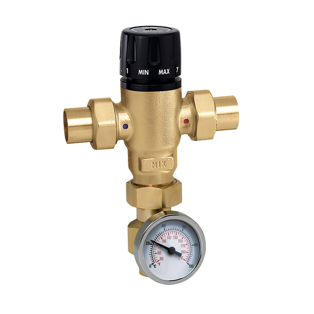 521619AC Caleffi 521 MixCal 1"Sweat Union. W Check Valves