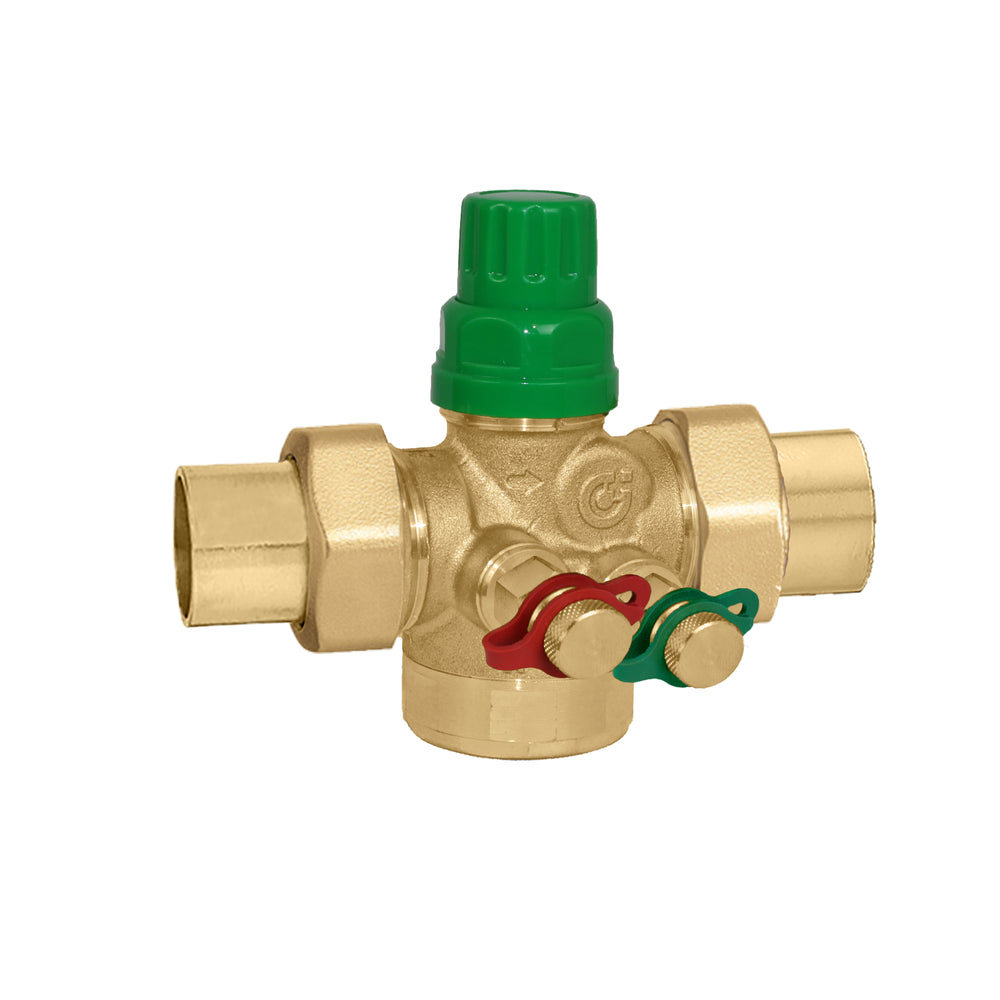 145669A 13G 1" Sweat Union Pressure Independent Valve 1.3-13 GPM